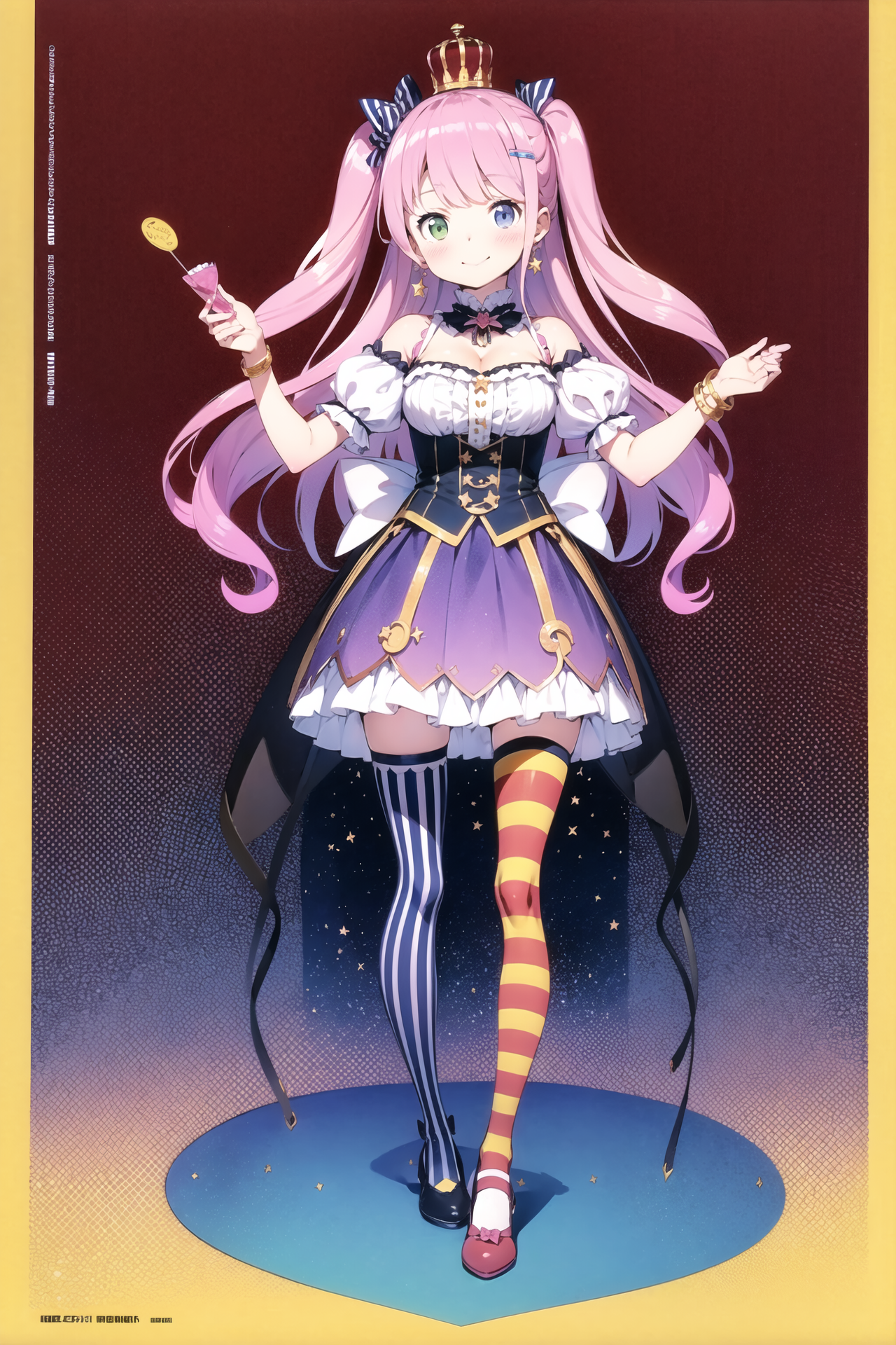 06897-3821697631-1girl, virtual youtuber, himemori luna, solo, jewelry, heterochromia, thighhighs, crown, single hair ring, smile, bracelet, pink.png